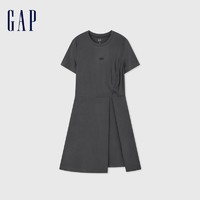 88VIP：Gap 盖璞 女装2024夏季新款UPF50+防晒连衣裙透气凉感不对称A字裙512502