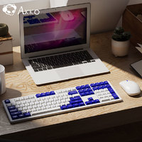 Akko 艾酷 MX108无线键盘鼠标套装笔记本电脑外接办公室打字键鼠薄键盘