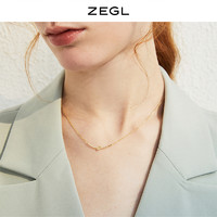 ZENGLIU ZEGL925纯银高级感项链女生轻奢小众锁骨颈链配饰生日礼物送女友
