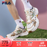 FILA 斐乐 官方男鞋FERN摩登运动鞋2024夏蕨草鞋休闲鞋老爹鞋