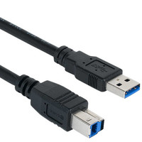 ORICO 奥睿科 硬盘盒USB3.0转方口数据线b口延长线电脑硬盘柜手机充电网卡连接线0.5米1米3米5米连接器A公对B公