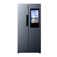 VIOMI 云米 对开门21Face 2大容量525L家用 双变频21英寸独立式大屏电冰箱银灰色