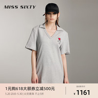 MISS SIXTY x Keith Haring 跨界合作系列2024夏季新款T恤女V领