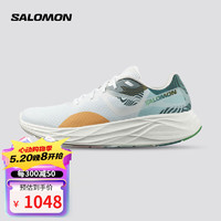 萨洛蒙（Salomon）男女款 户外运动轻量减震透气联名款跑步鞋 AERO GLIDE FOR CIELE 翡翠绿 472517 9 (43 1/3)