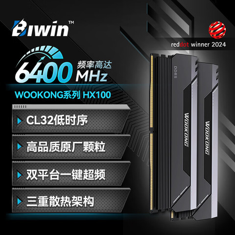 Biwin HX100 DDR5 6000MHz 引き抜き デスクトップPC用32GB