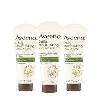 移动专享：Aveeno 艾惟诺 身体乳液适合敏感 干性肌肤 3件装