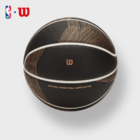 Wilson 威尔胜 NBA CHAMPAGNE SERIES黑金设计PU成人室内外通用7号篮球