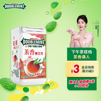 DOUBLEMINT 绿箭 木糖醇口香糖茶立方玫瑰乌龙茶味40g/瓶 口气清新糖