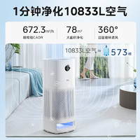 Midea 美的 星澈空气净化器家用除甲醛净化机去吸烟雾霾消毒机负离子LM1