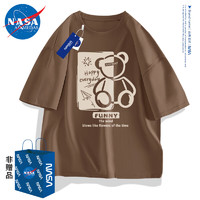 NASA ADIMEDAS 男士纯棉短袖T恤