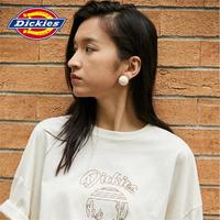 会员优享、限尺码：Dickies 帝客 男女圆领春夏工装灵感美式风尚线条印花短袖T恤