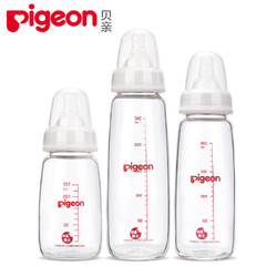 Pigeon 贝亲 奶瓶玻璃标口奶瓶新生婴儿标准口