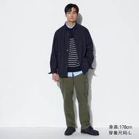 UNIQLO 优衣库 男装女装宽松衬衫式茄克休闲时尚夹克外套上衣新款468732