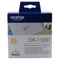 brother 兄弟 原装热敏不干胶标签色带纸适用QL-1050/700/800/810/820标签打印机 DK-11201 29mm*90mm 400张