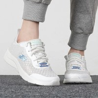 88VIP：SKECHERS 斯凯奇 女鞋网面鞋轻便小白鞋运动休闲鞋缓震回弹跑步鞋 149542