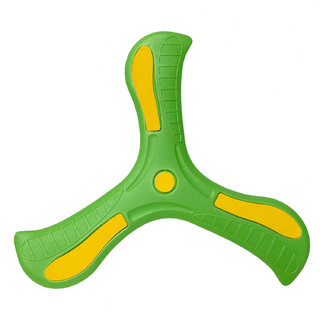 菲利捷 EVA儿童手抛三叶可回旋镖飞碟软胶飞盘亲子互动游戏户外玩具 回旋镖-绿色