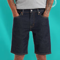 Levi's 李维斯 冰酷系列 男士405休闲潮流时尚牛仔短裤 39864 复古深蓝色 29 12