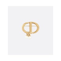 Dior 迪奥 欧洲直邮Christian Dior迪奥CD Navy系列女士胸针金色简约气质