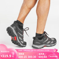 DECATHLON 迪卡侬 登山鞋MH100防水男户外运动靴男款-黑灰色43 2467916