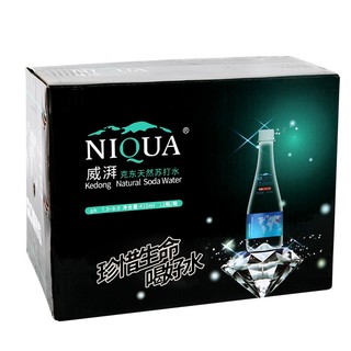 威湃（NIQUA）克东天然苏打水整箱饮用水地标产品碱性无气泡天然克东泉水