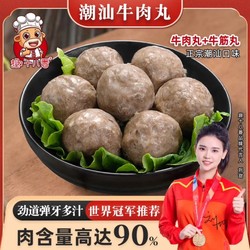 趣十八番 正宗潮汕牛肉丸   牛肉丸+牛筋丸 1kg