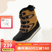 MERRELL 迈乐 户外雪地靴男童SNOW BANK高帮加绒防滑耐磨童鞋童靴MK265185 MK265185 黄 32