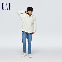 Gap男女装春季2024元气新年卫衣889283 灰白色 180/100A(XL)亚洲尺码