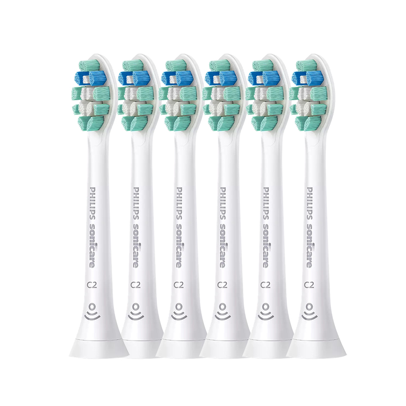 牙菌斑防御型系列 HX9023/67 电动牙刷刷头 白色 6支装