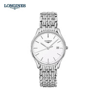 LONGINES 浪琴 瑞士手表 律雅系列石英男士腕表L4.859.4.12.6