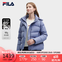 FILA 斐乐 官方女士羽绒服2023冬时尚休闲保暖宽松连帽上衣 