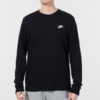 88VIP：NIKE 耐克 运动T恤男装新款长袖上衣黑色卫衣运动服AR5194-010