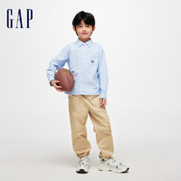 88VIP：Gap 盖璞 男童春季2024经典牛津纺衬衫儿童装纯棉帅气上衣890213