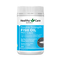 HealthyCare 澳世康 Healthy Care迷你深海鱼油软胶囊omega3高浓度200粒 小粒