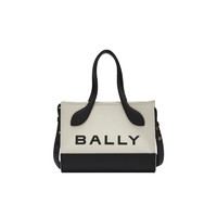 88VIP：BALLY 巴利 女士BAR KEEP ON XS织物配皮单肩斜挎包 6304520