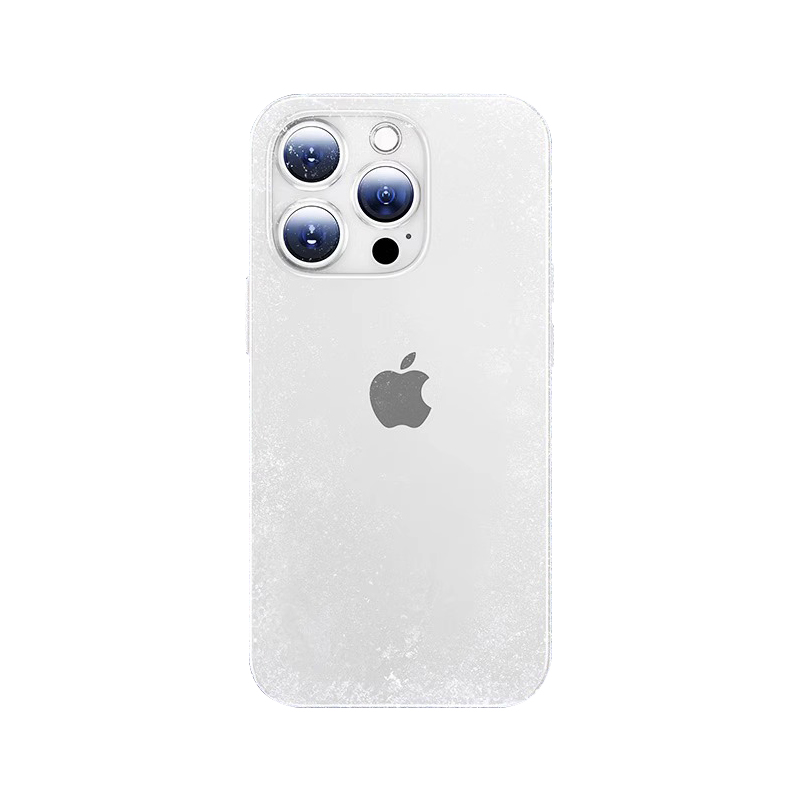 冰砂散热苹果透明手机壳