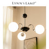 立意 Lynn‘s立意 太空客厅简约玻璃吊灯北欧复古美式卧室餐厅艺术灯具