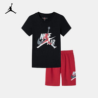 Jordan Nike 耐克小童装男童女童短袖Jordan套装2件套春秋儿童套装