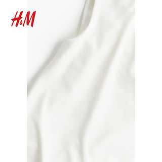 H&M2024夏季女士芭蕾领上衣1241112 黑色 170/104