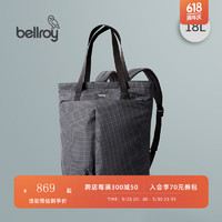 Bellroy澳洲 Lite Totepack轻行托特双肩包 格纹灰