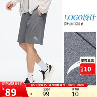 ANTA 安踏 短裤男2024夏季针织透气薄款休闲跑步健身潮流运动五分裤
