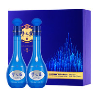 88VIP：YANGHE 洋河 夢之藍 藍色經典 M6 52%vol 濃香型白酒 500ml*2瓶 禮盒裝