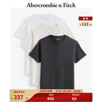 Abercrombie & Fitch AF小麋鹿圆领短袖套装(3件装) KI124-4175