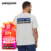 Patagonia P-6 Logo混纺棉休闲潮流户外透气T恤 38504 WHIL