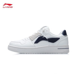 lining李宁板鞋男子春季运动鞋潮流休闲鞋云减震透气防泼水小白鞋云雾