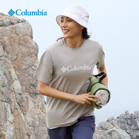 哥伦比亚 户外情侣同款男女城市户外运动圆领短袖T恤 XM8549039建议拍小一码 XL(185/104A)