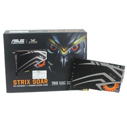 ASUS 华硕 猛禽STRIX SOAR 战枭版 7.1声道电脑PCI-E游戏声卡 声卡内置