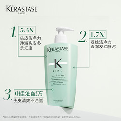 KÉRASTASE 卡诗 头皮系列 新双重功能洗发水500ml（80ml*6）