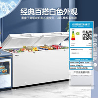 Ronshen 容声 506升大容量冰柜商用冷藏冷冻转换单温冷柜 商用厨房雪糕卧式冷冻柜 BD/BC-506ZMMA