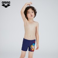 百亿补贴：arena 阿瑞娜 儿童泳衣男童小孩子小朋友款泳裤平角版型运动游泳裤