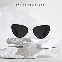 百亿补贴：Daniel Wellington dw墨镜女时尚猫眼防紫外线UV400防护太阳眼镜女丹尼尔惠灵顿正品
